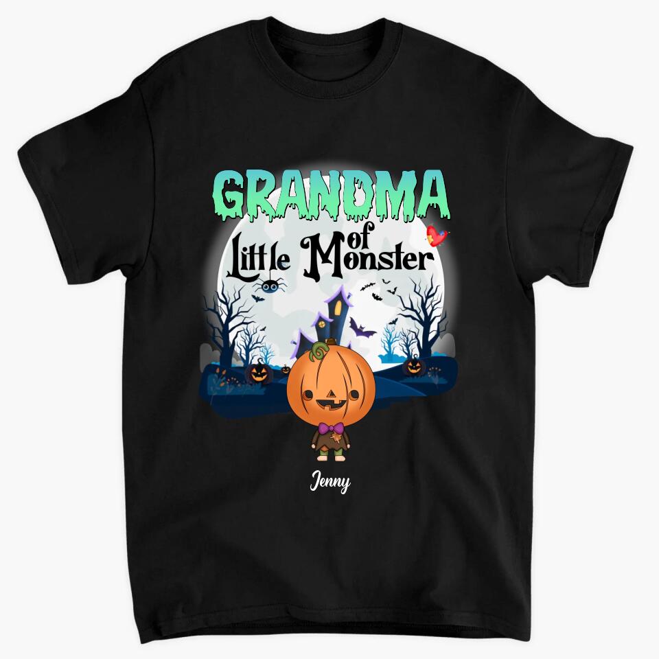 Personalized T-shirt - Gift For Grandma - Grandma Of Little Monsters