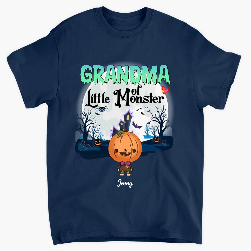 Personalized T-shirt - Gift For Grandma - Grandma Of Little Monsters