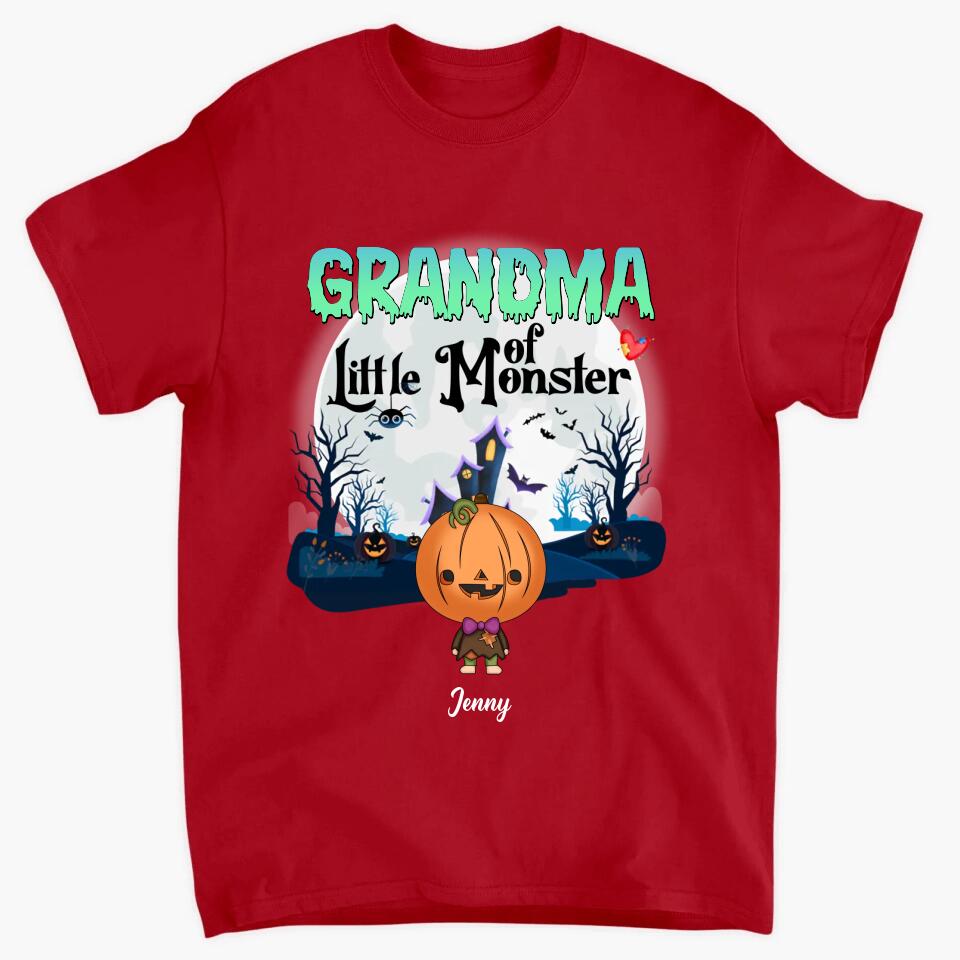 Personalized T-shirt - Gift For Grandma - Grandma Of Little Monsters