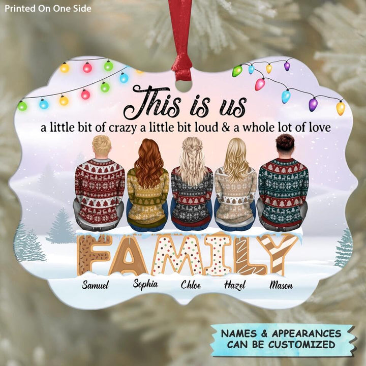 Personalized Aluminium Ornament - Gift For Family Member - This Is Us