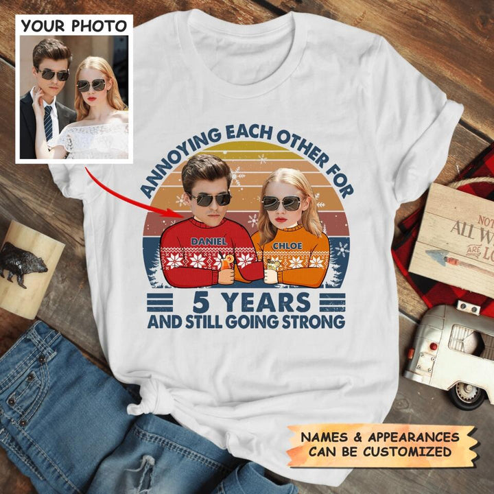 Personalized Hoodie - Gift For Couple - Annoying Each Other And Still Going Strong