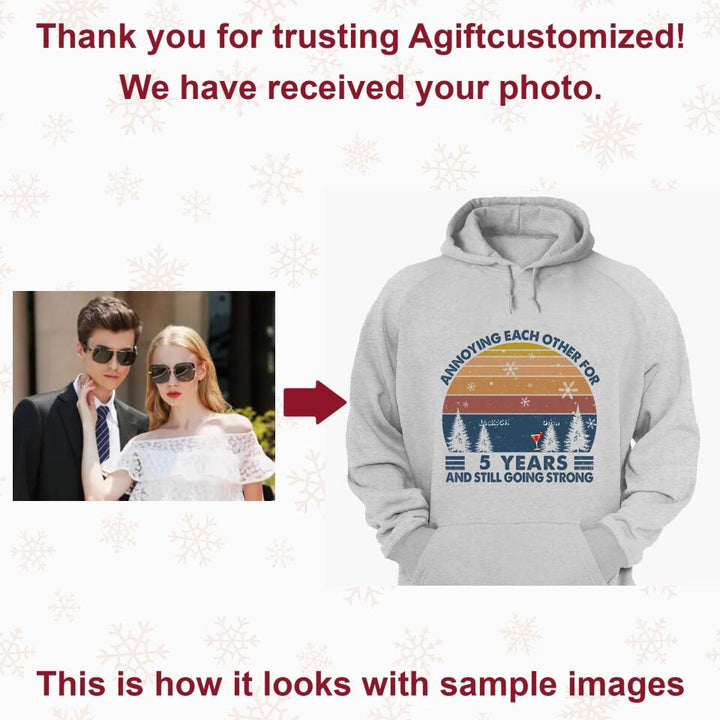 Personalized Hoodie - Gift For Couple - Annoying Each Other And Still Going Strong
