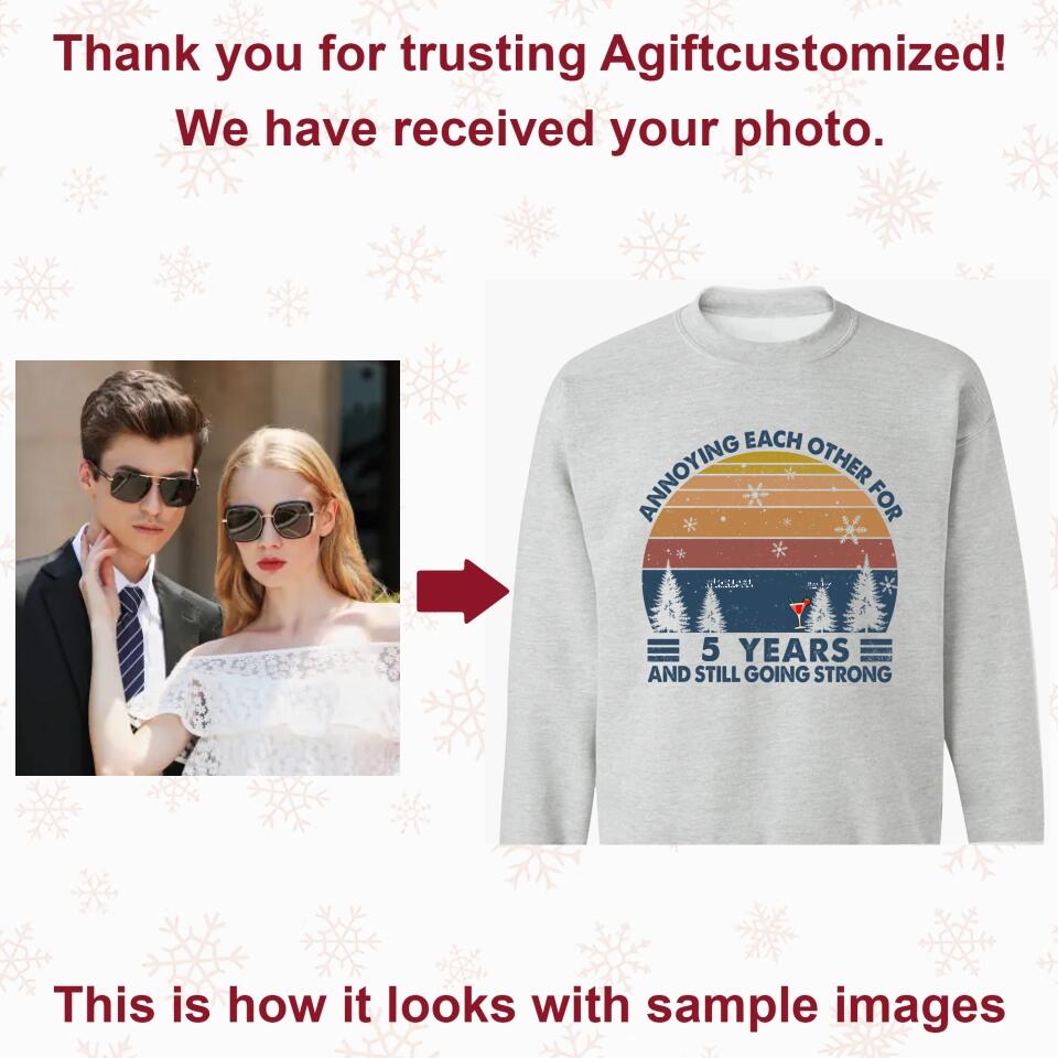 Personalized Hoodie - Gift For Couple - Annoying Each Other And Still Going Strong
