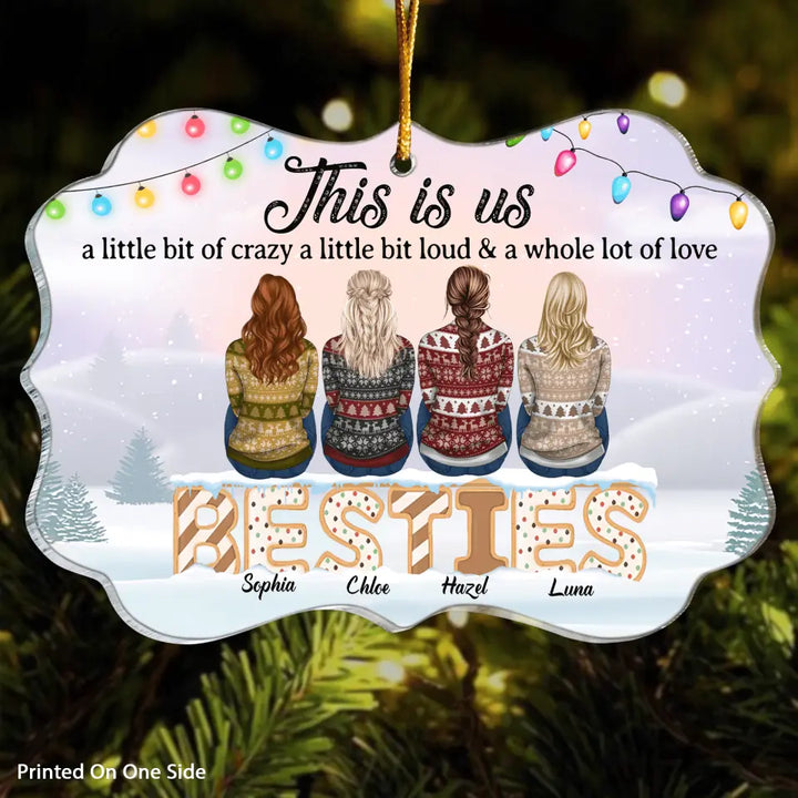 Personalized Mica Ornament - Gift For Friend - This Is Us