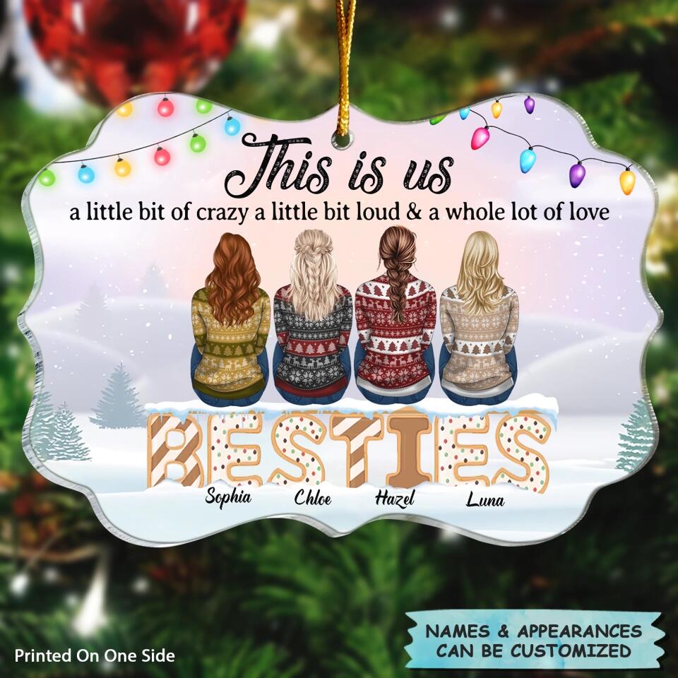 Personalized Mica Ornament - Gift For Friend - This Is Us