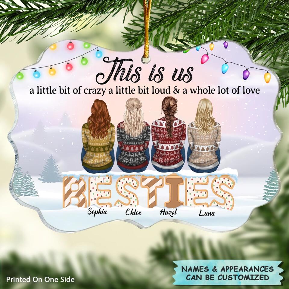 Personalized Mica Ornament - Gift For Friend - This Is Us