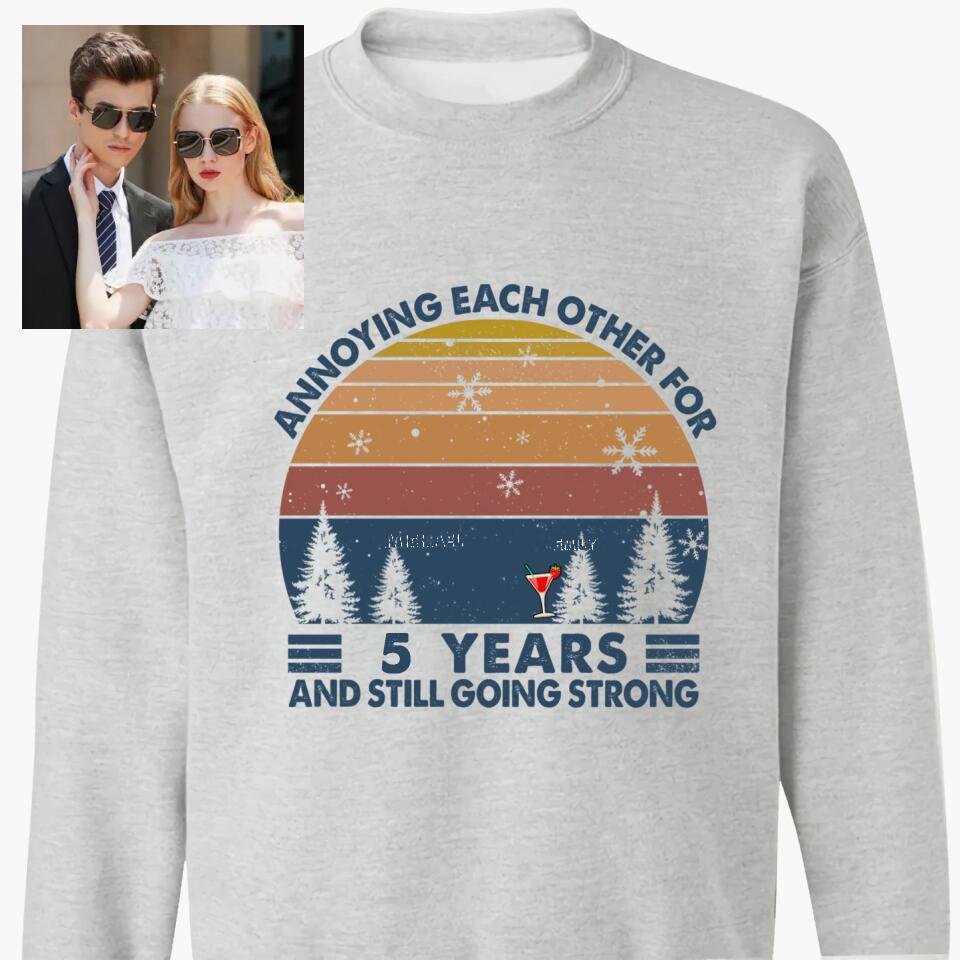 Personalized Hoodie - Gift For Couple - Annoying Each Other And Still Going Strong