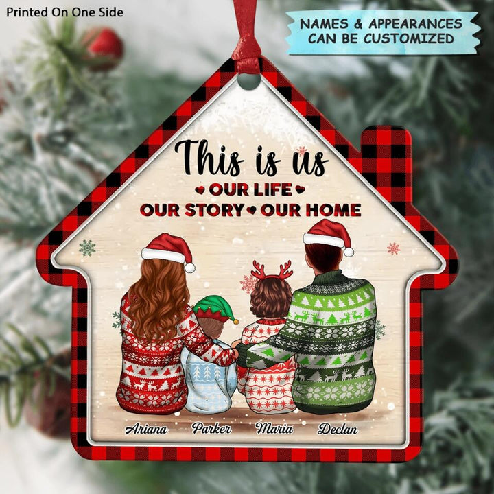 Personalized Aluminium Ornament - Gift For Family - Family Is The Greatest Christmas Gift ARND036