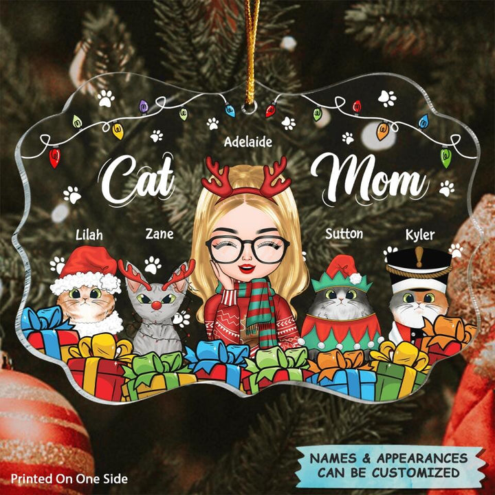 Personalized Mica Ornament - Gift For Cat Lovers - Cat Mom ARND005