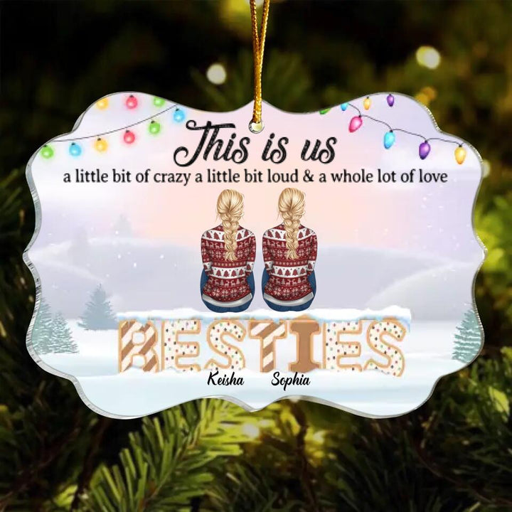 Personalized Mica Ornament - Gift For Friend - This Is Us