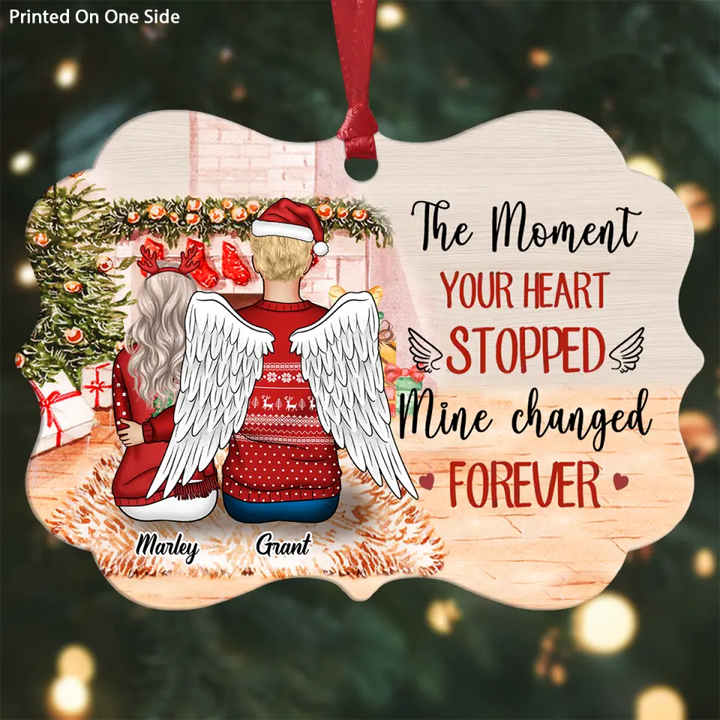 Personalized Aluminium Ornament - Gift For Couple - Missing You Always ARND036