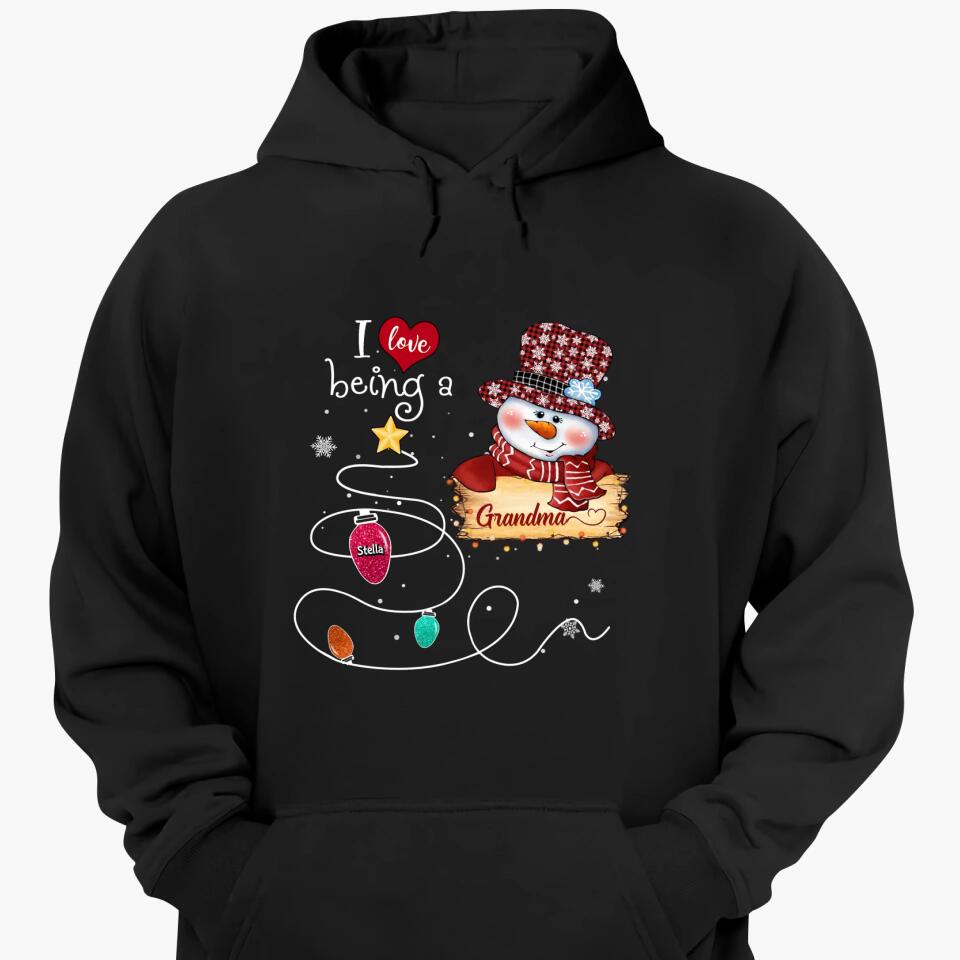 Personalized T-shirt - Gift For Grandma - I Love Being A Grandma ARND037