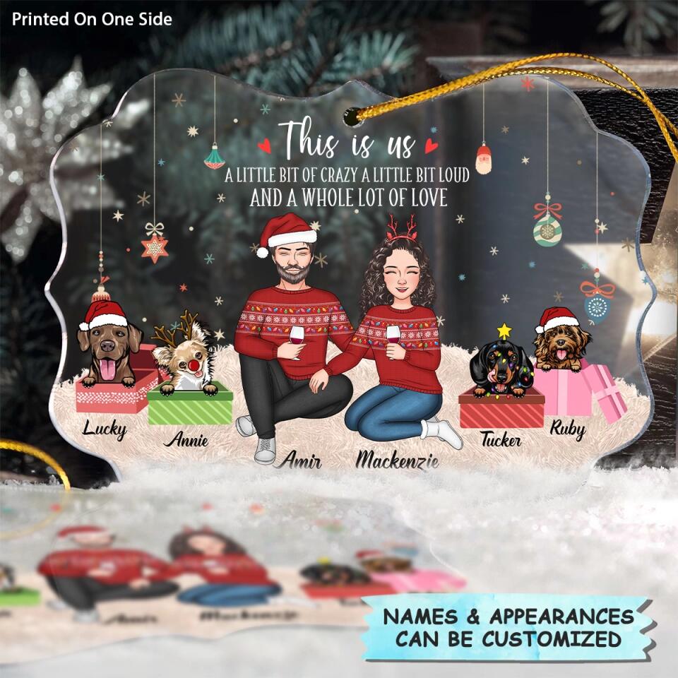 Personalized Mica Ornament - Gift For Dog Lover - This Is Us ARND005