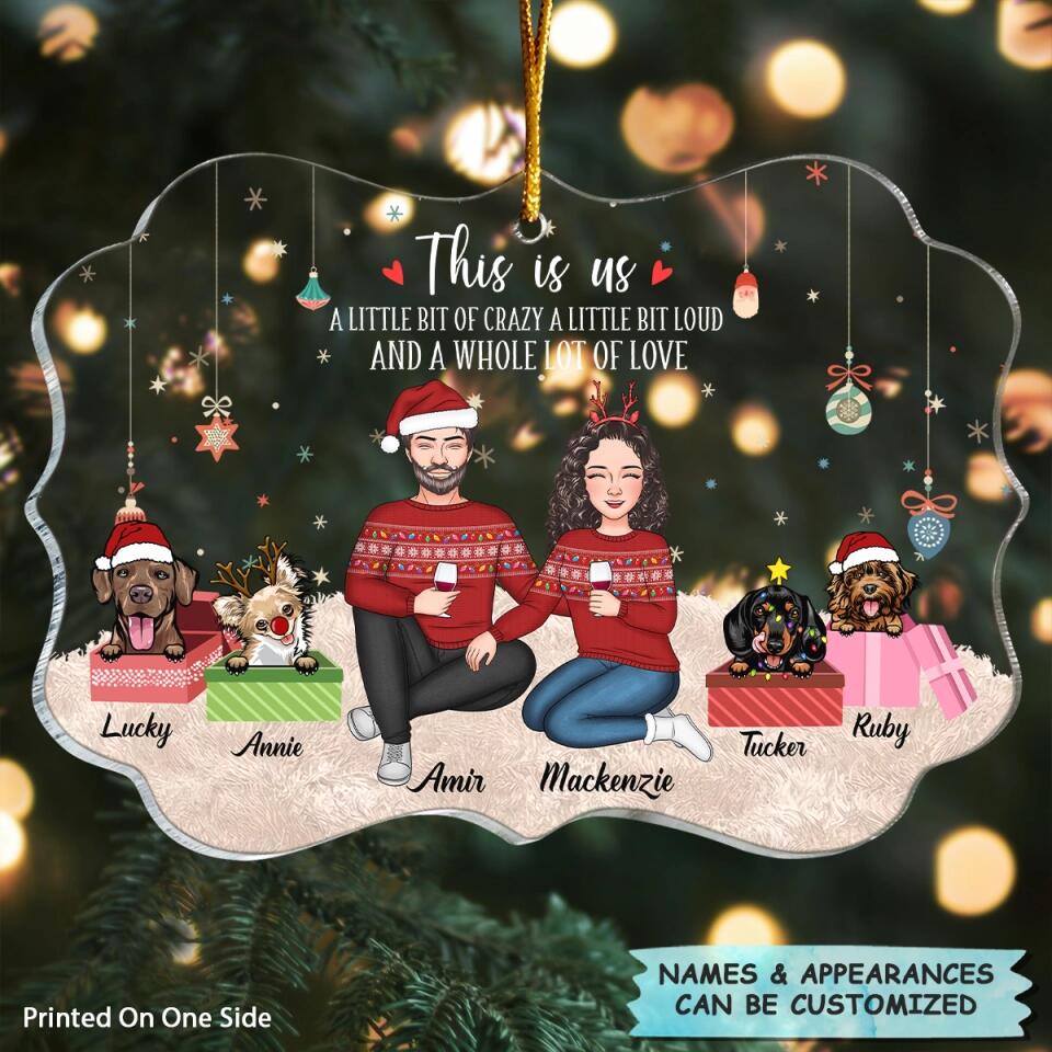 Personalized Mica Ornament - Gift For Dog Lover - This Is Us ARND005