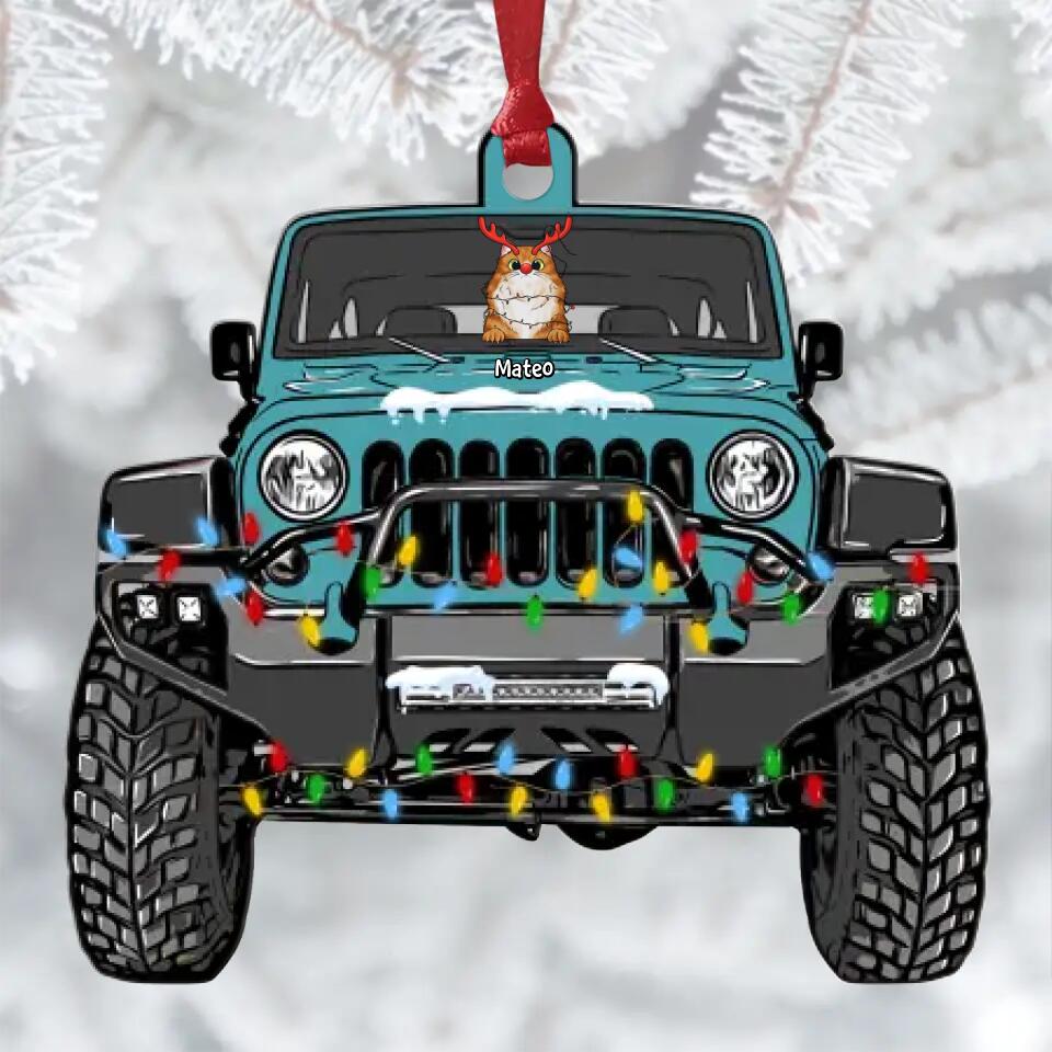 Personalized Aluminium Ornament - Gift For Pet Lover - Dog Cat Car ARND0014