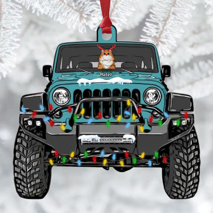 Personalized Aluminium Ornament - Gift For Pet Lover - Dog Cat Car ARND0014