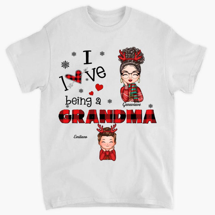 Personalized T-shirt - Gift For Grandma - I Love Being A Grandma ARND0014