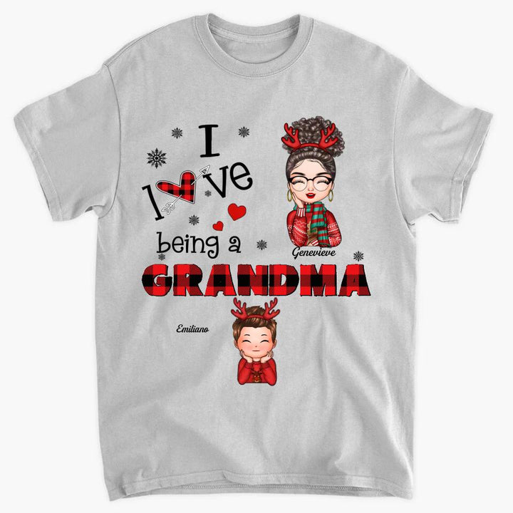 Personalized T-shirt - Gift For Grandma - I Love Being A Grandma ARND0014