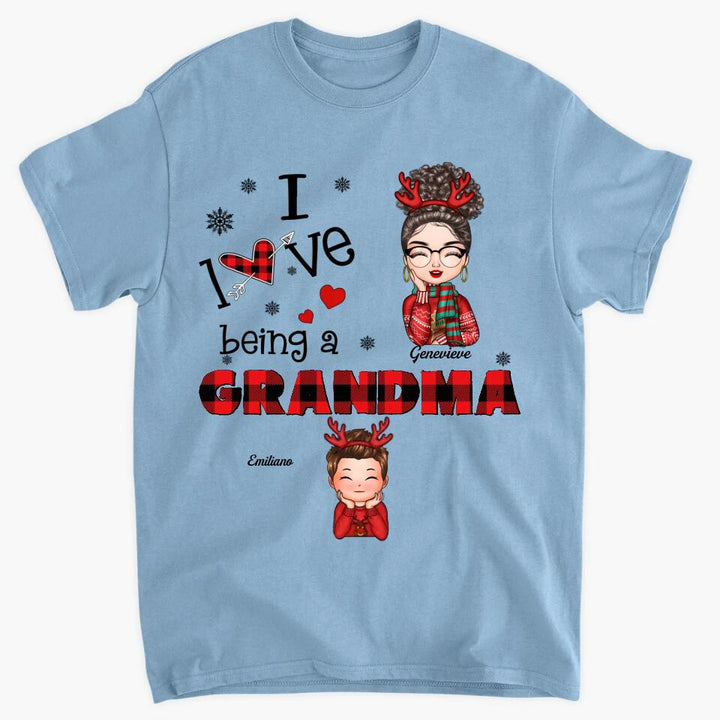 Personalized T-shirt - Gift For Grandma - I Love Being A Grandma ARND0014