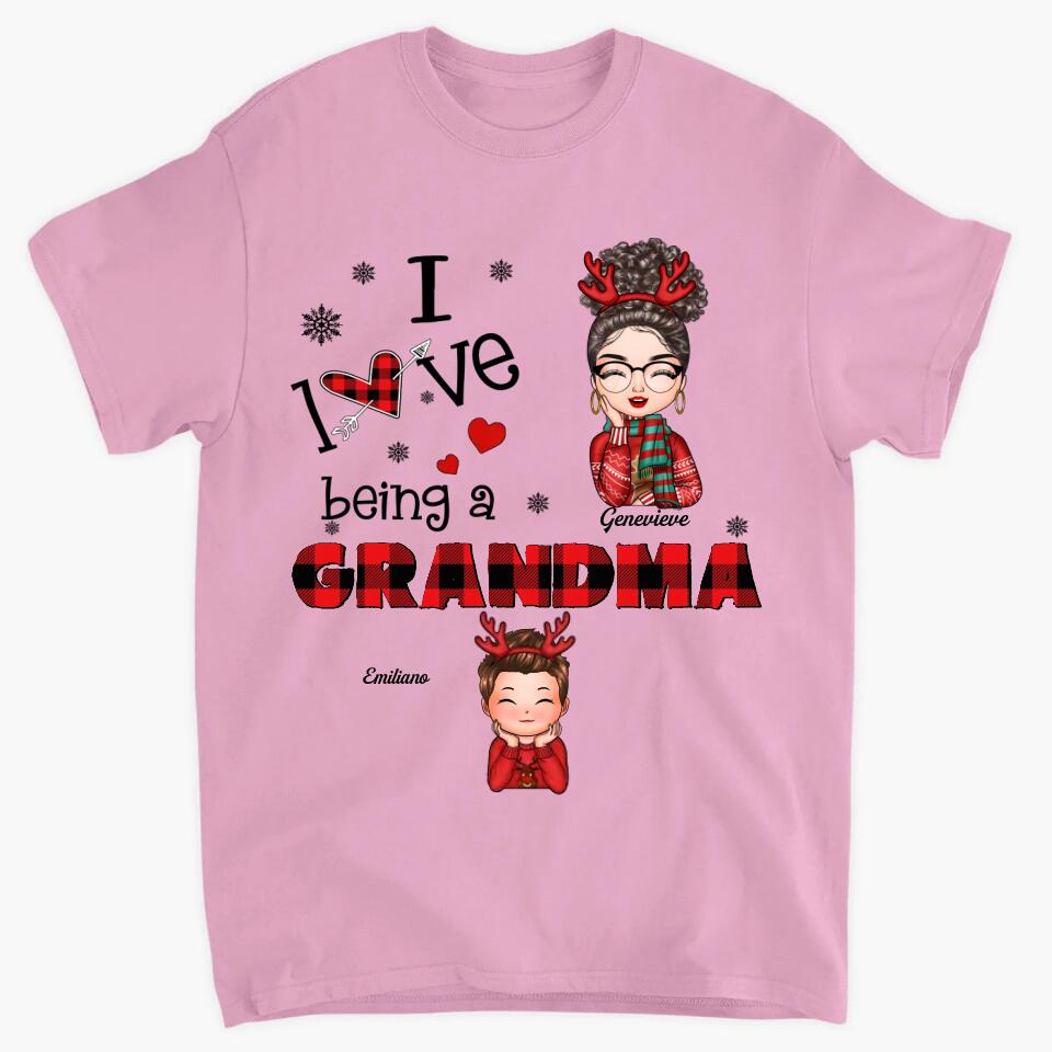 Personalized T-shirt - Gift For Grandma - I Love Being A Grandma ARND0014