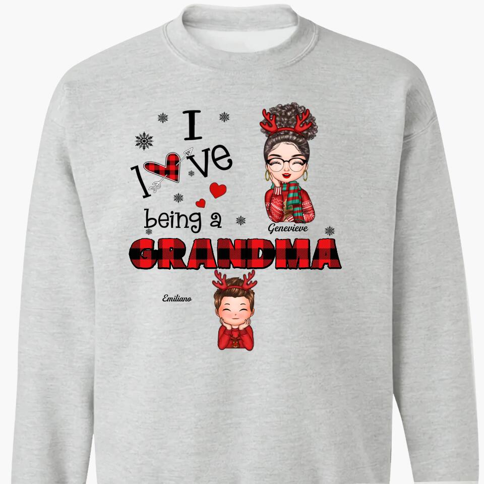 Personalized T-shirt - Gift For Grandma - I Love Being A Grandma ARND0014