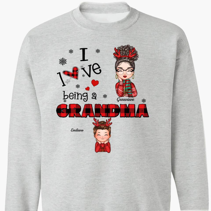 Personalized T-shirt - Gift For Grandma - I Love Being A Grandma ARND0014