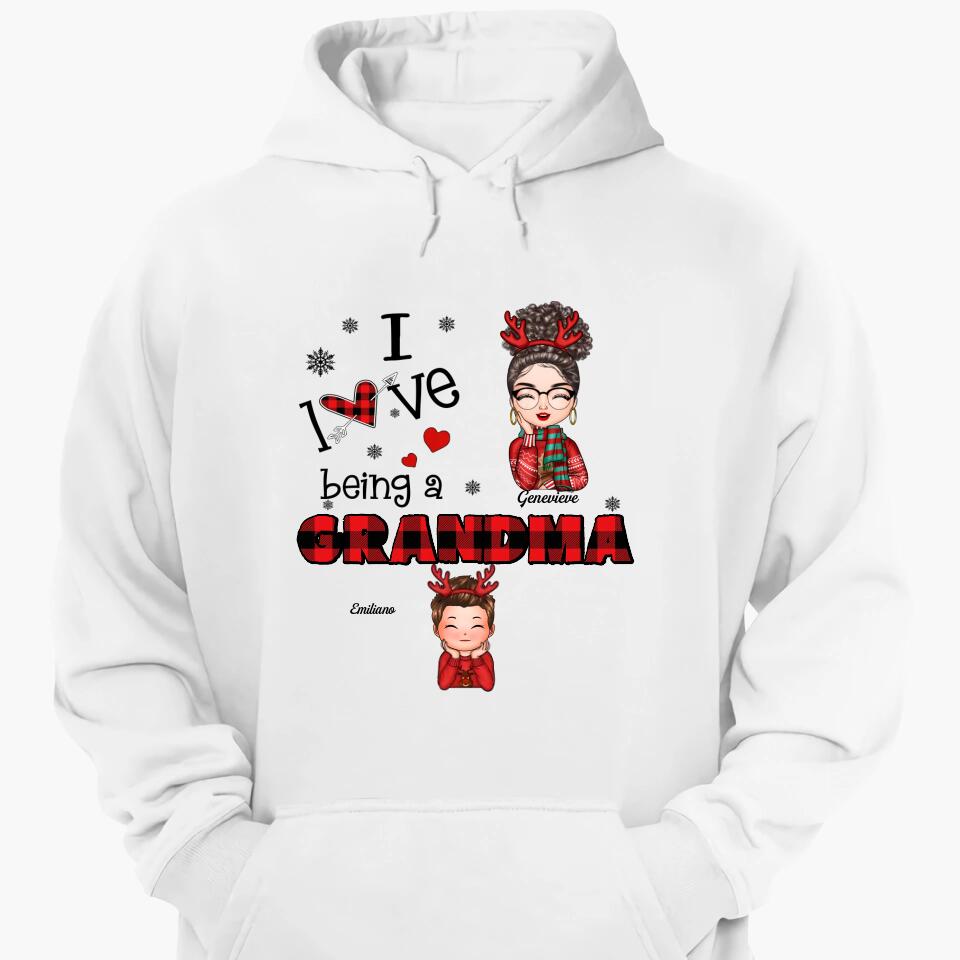 Personalized T-shirt - Gift For Grandma - I Love Being A Grandma ARND0014