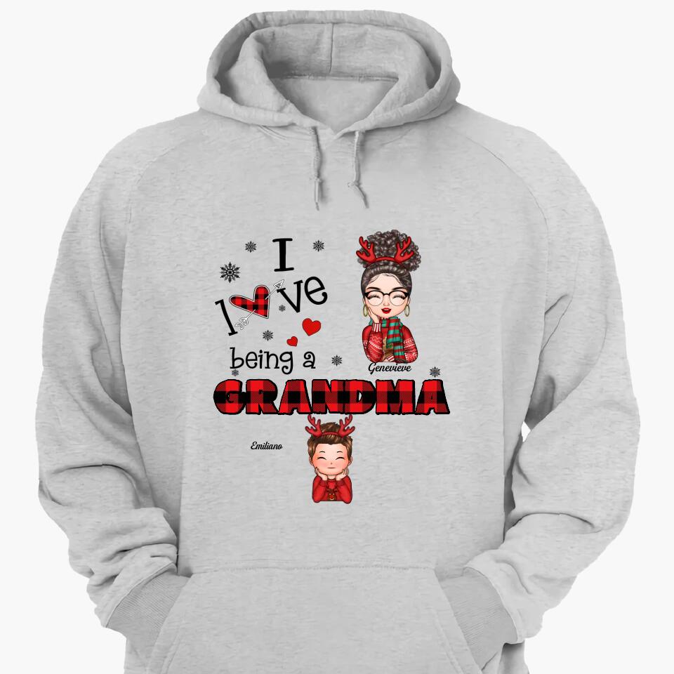 Personalized T-shirt - Gift For Grandma - I Love Being A Grandma ARND0014