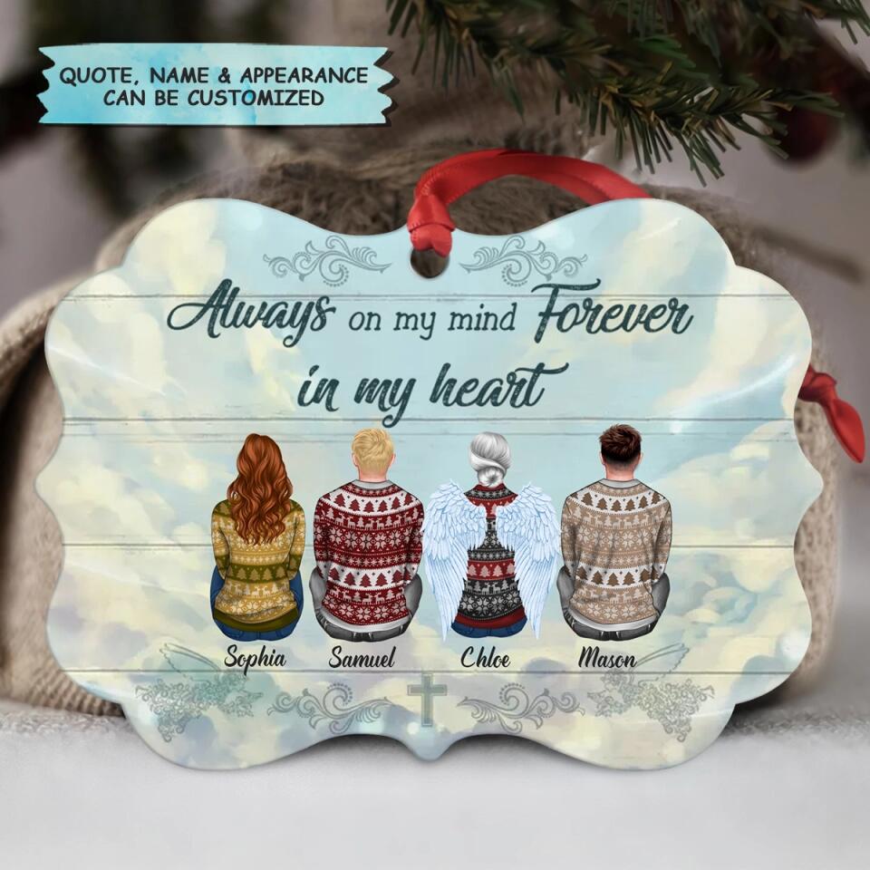 I Am Always With You - Personalized Aluminium Ornament - Christmas Gift For Family Members