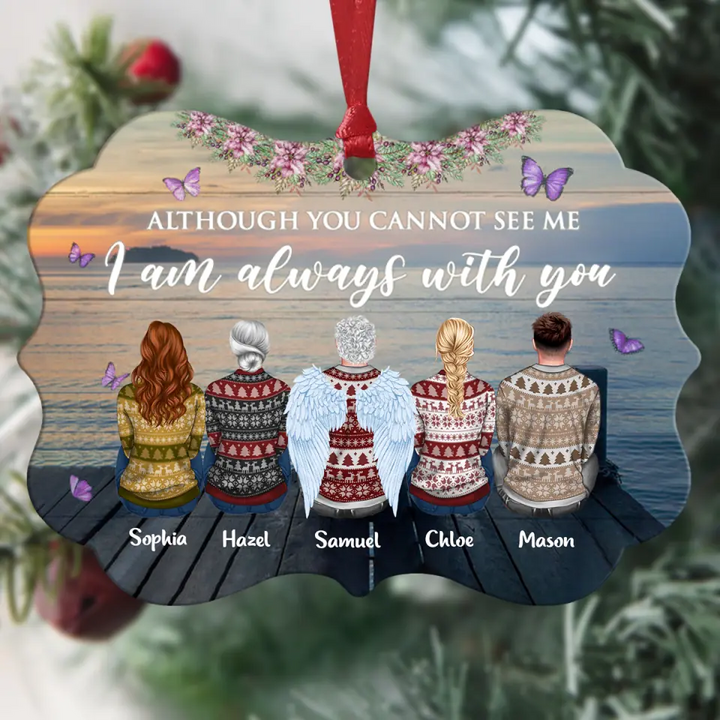 I Am Always With You - Personalized Aluminium Ornament - Christmas Gift For Family, Family Members