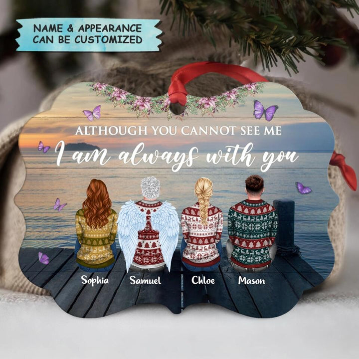 I Am Always With You - Personalized Aluminium Ornament - Christmas Gift For Family, Family Members