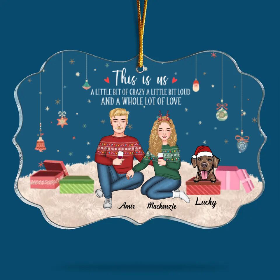 Personalized Mica Ornament - Gift For Dog Lover - This Is Us ARND005