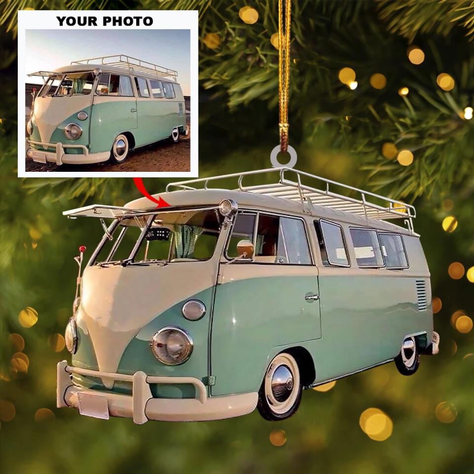 Personalized Photo Mica Ornament - Gift For Car Lover - I'm A Simple Woman ARND0014