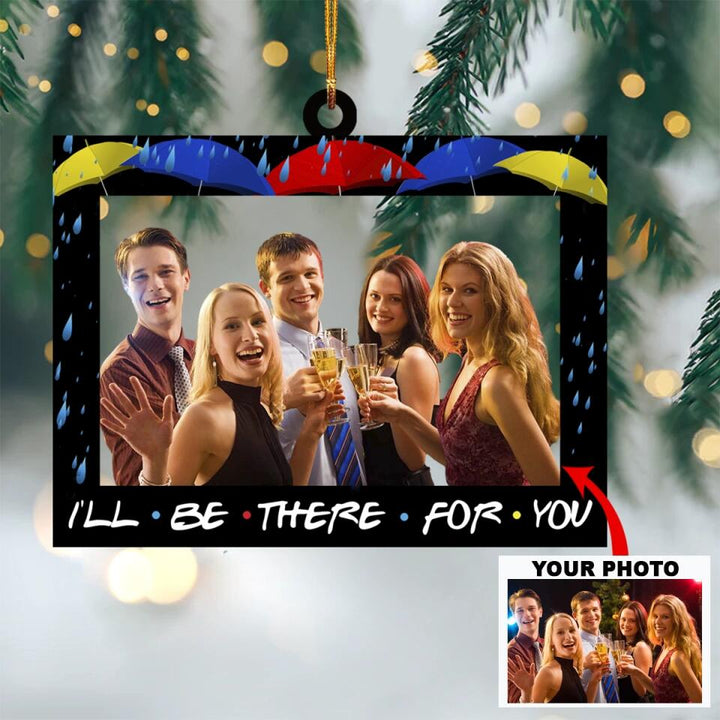 Personalized Photo Mica Ornament - Gift For Friend - Besties Forever ARND036 AGCVL004