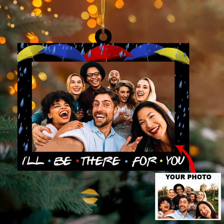 Personalized Photo Mica Ornament - Gift For Friend - Besties Forever ARND036 AGCVL004