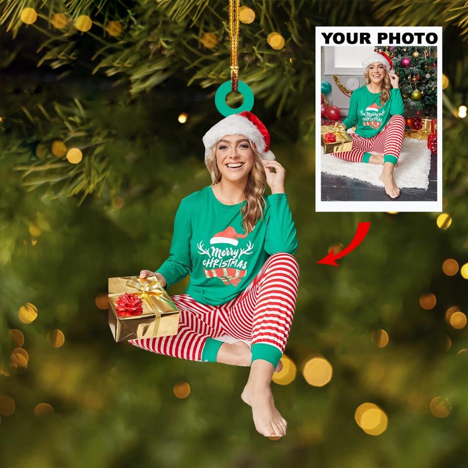 Personalized Photo Mica Ornament - Gift For Christmas - Custom Christmas Photo Ornament ARND005