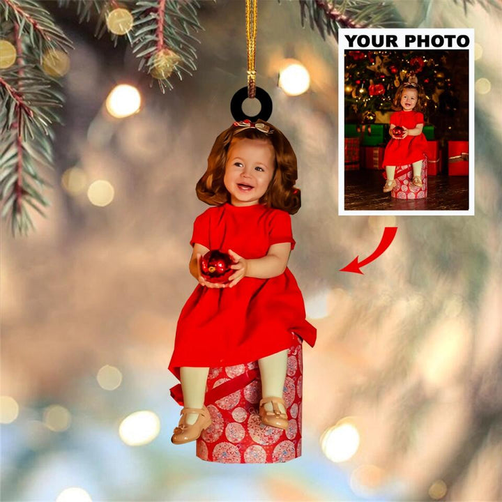 Personalized Photo Mica Ornament - Gift For Christmas - Custom Christmas Photo Ornament ARND005