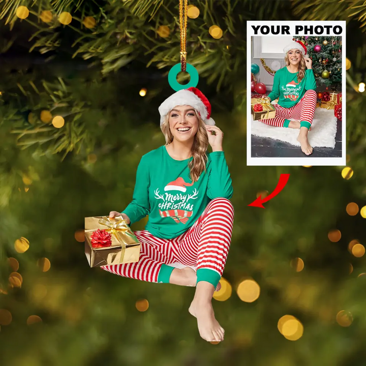 Personalized Photo Mica Ornament - Gift For Christmas - Custom Christmas Photo Ornament ARND005