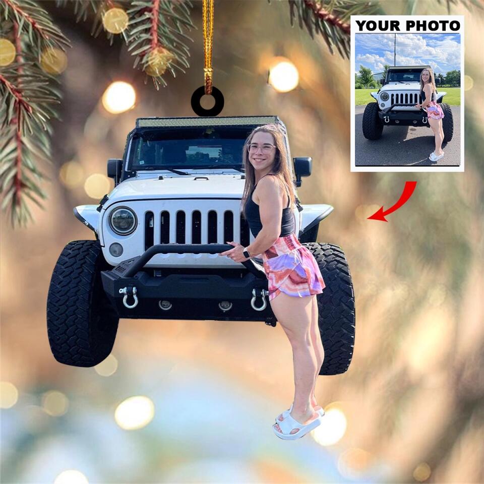 Personalized Photo Mica Ornament - Gift For Car Lover - Love My Car ACEO001