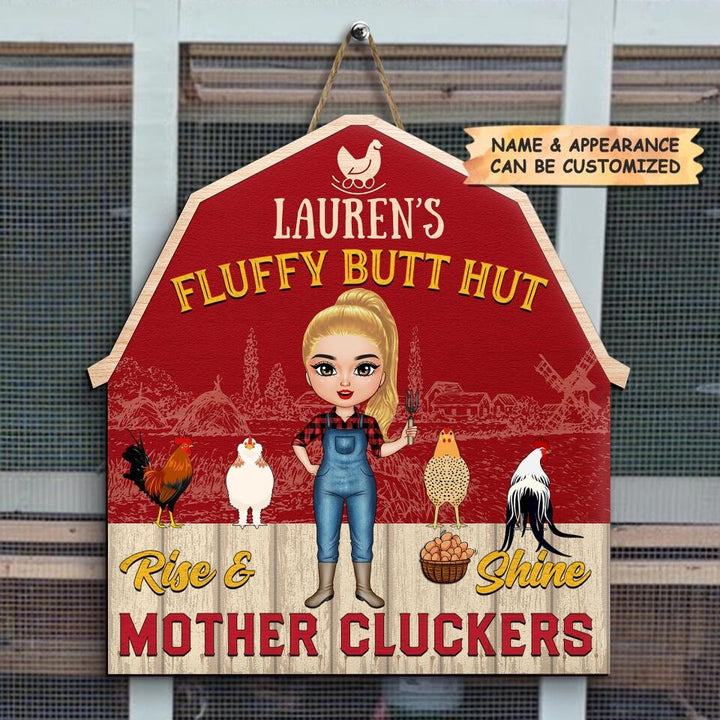 Personalized Door Sign - Gift For Farmer - Chicken Coop ARND0014