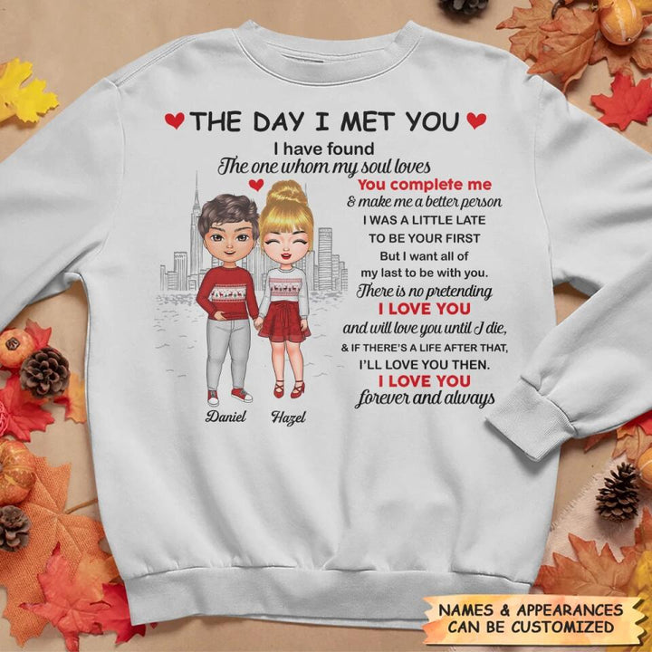 Personalized T-shirt - Gift For Couple - The Day I Met You Have Found I Love You ARND037