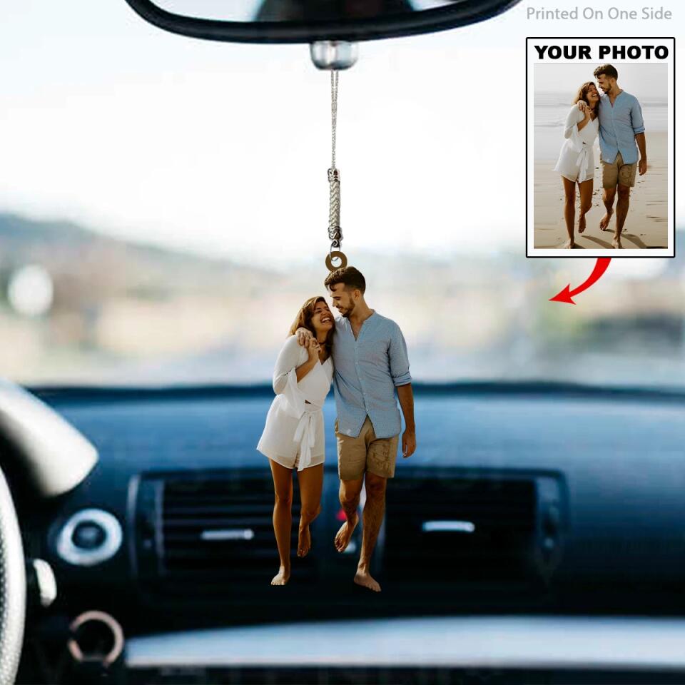 Personalized Car Hanging Ornament - Gift For Couple - Together Since ARND0014 AGCPD014