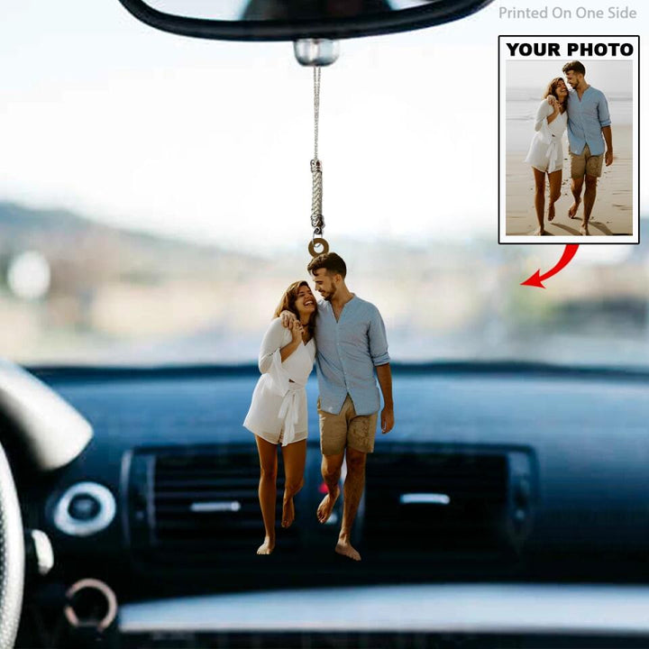 Personalized Car Hanging Ornament - Gift For Couple - Together Since ARND0014 AGCPD014
