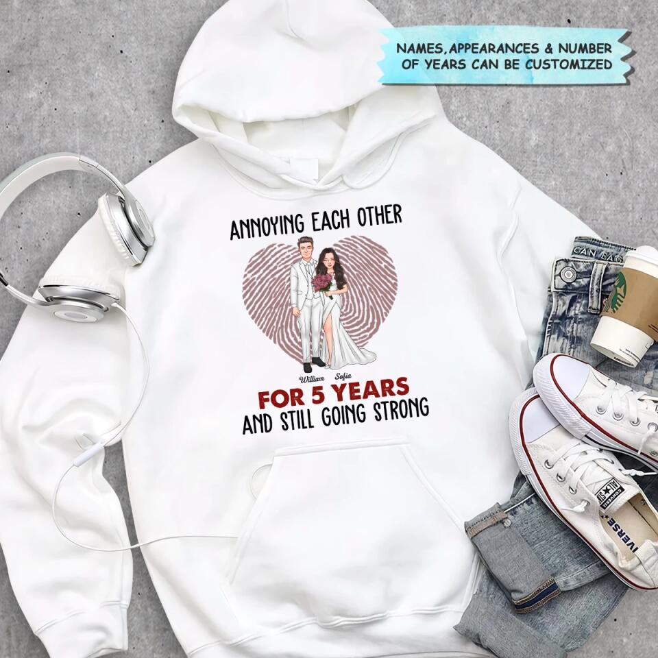 Personalized T-shirt - Gift For Couple - Annoying Each Other And Still Going Strong ARND037