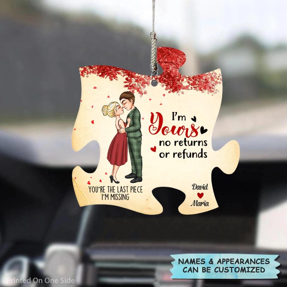 Personalized Car Hanging Ornament - Gift For Couple - You Will Forever Be My Always ARND0014