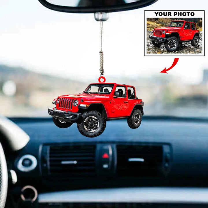 Personalized Car Hanging Ornament - Gift For Car Lover - Love My Car ARND036 AGCVL010