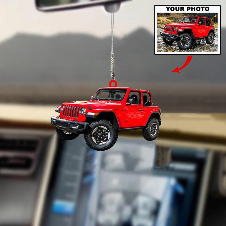 Personalized Car Hanging Ornament - Gift For Car Lover - Love My Car ARND036 AGCVL010