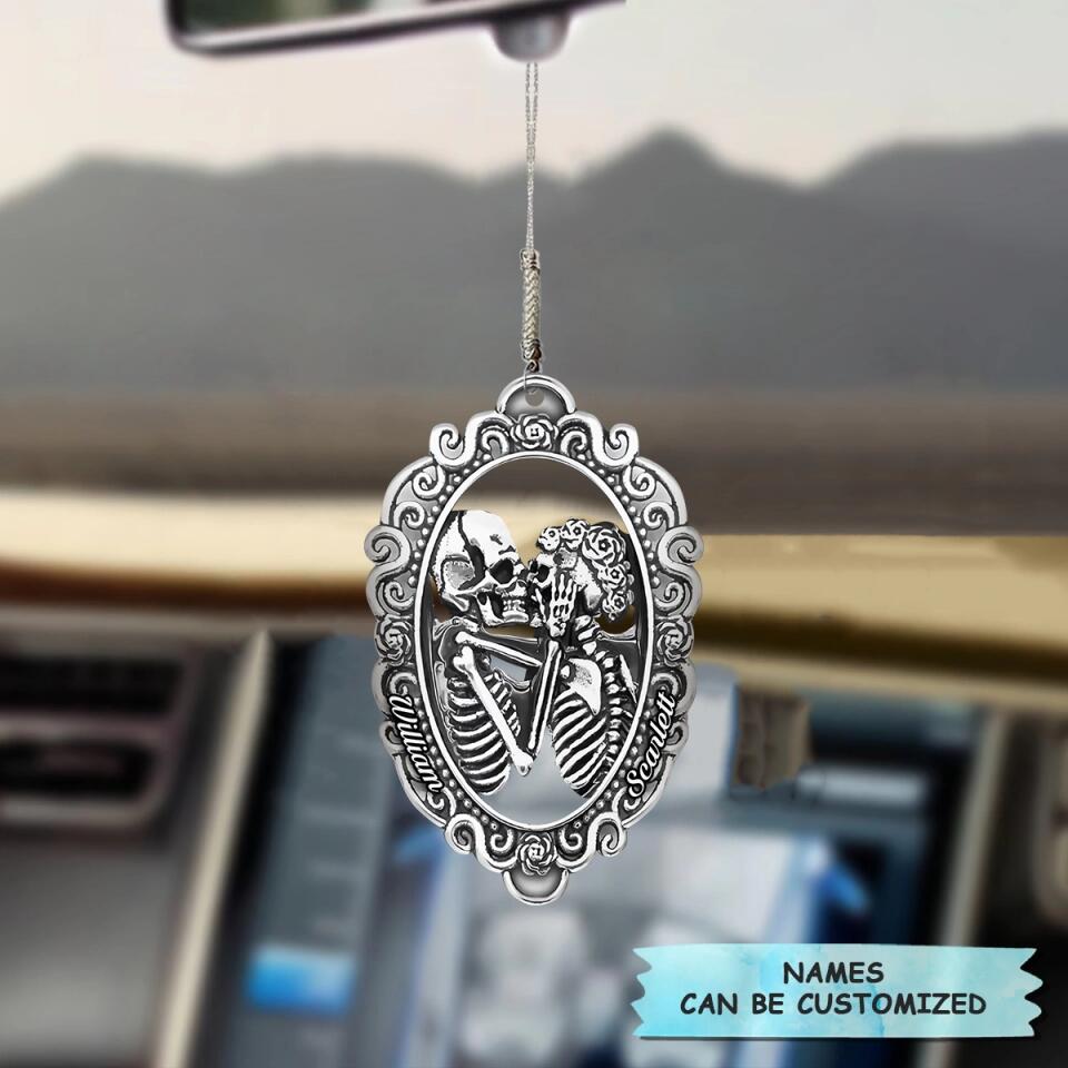 Personalized Car Hanging Ornament - Gift For Couple - From Our First Kiss ARND036
