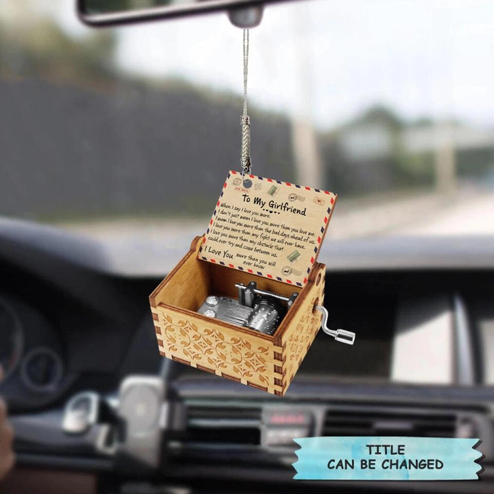 Personalized Car Hanging Ornament - Gift For Couple - To My Love ARND005 AGCHD010