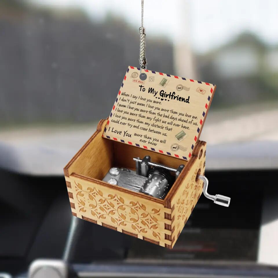 Personalized Car Hanging Ornament - Gift For Couple - To My Love ARND005 AGCHD010
